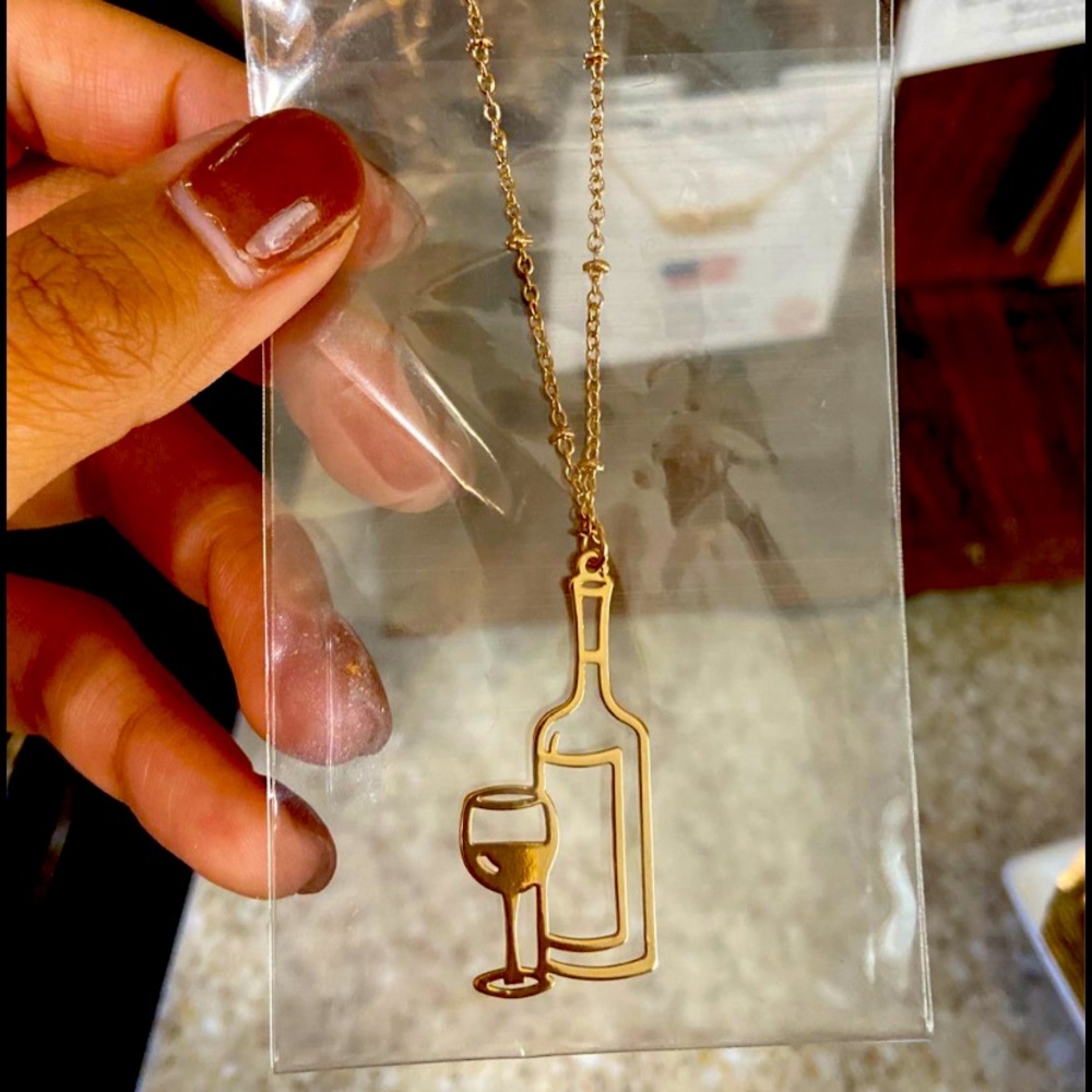 Gold Wine Necklace